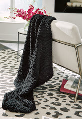 Warmstead Furniture - Ashley Furniture - Chaddon Throw (Set of 3) - Throw (3/CS) / Black - A1001061